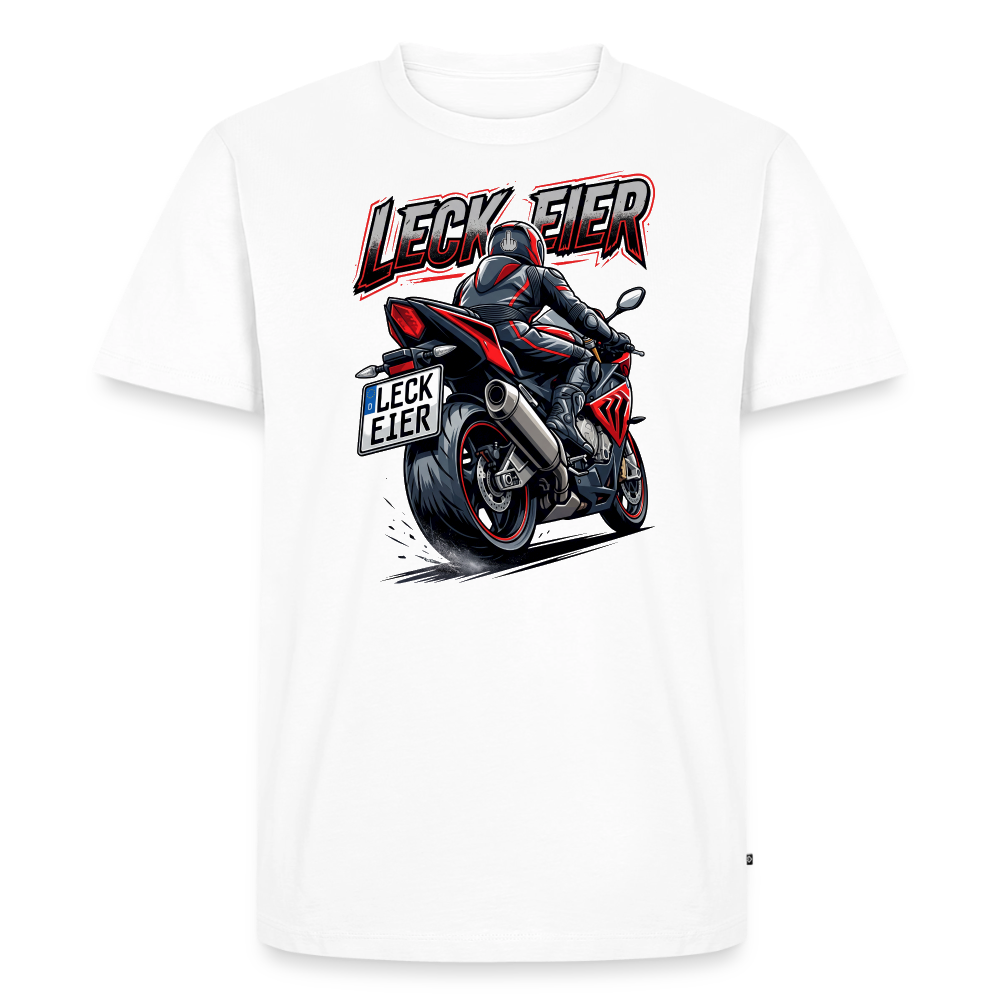 Leck Eier Supersportler One "Brustdruck" - white