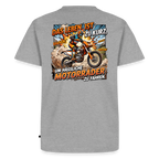 Hässliche Motorräder Motocross "Rückendruck" - heather grey