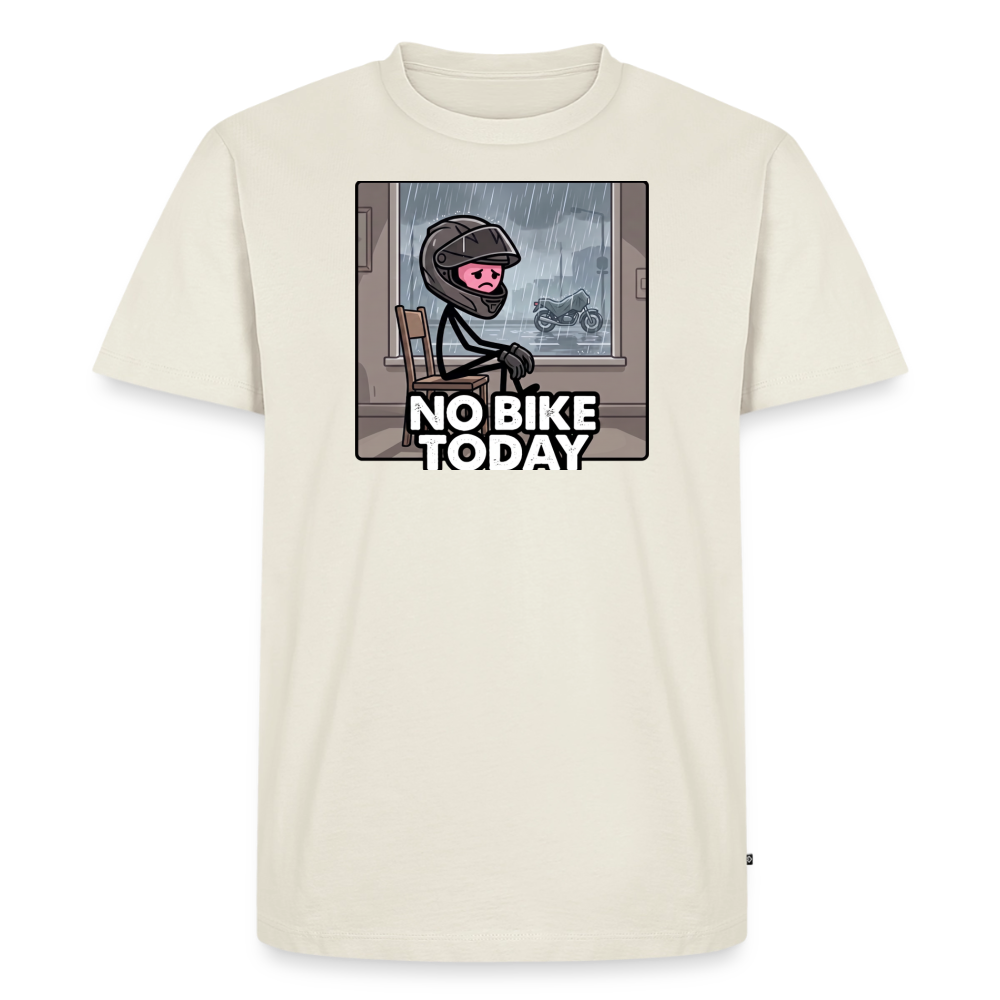 No Bike today 1  "Brustdruck" - off white