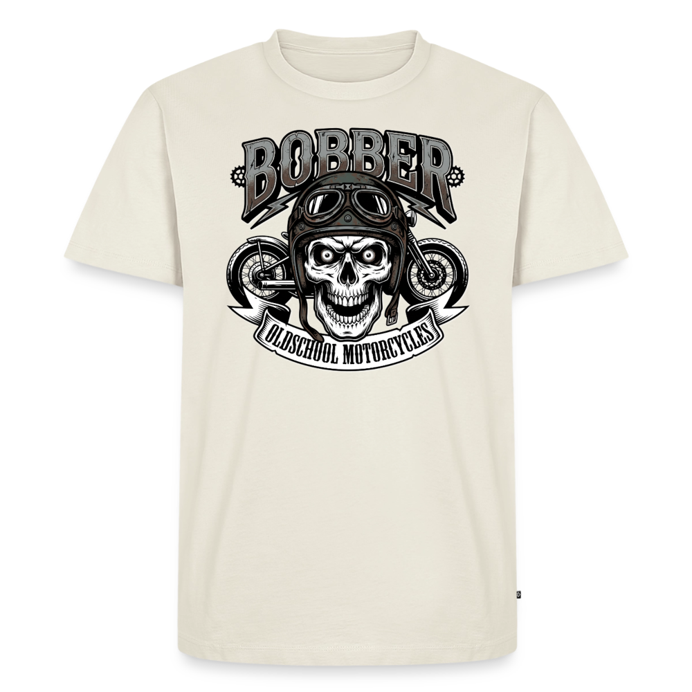 Oldschool Bobber  "Brustdruck" - off white