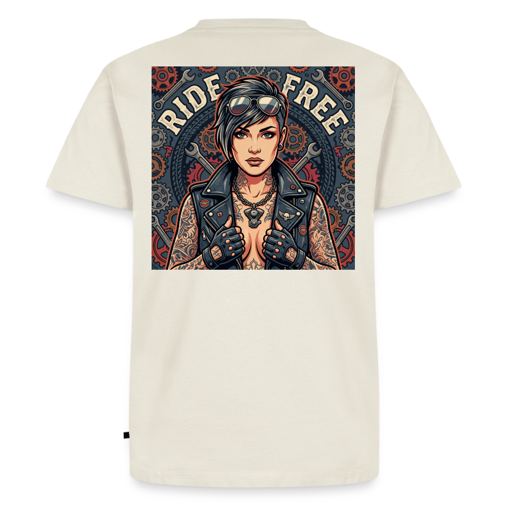 Ride Free Chopper "Rückendruck" - off white