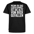 Die Alte Text Hell "Rückendruck" - black
