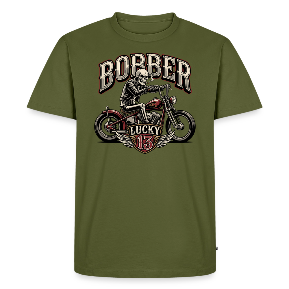 Bobber Lucky 13 "Brustdruck" - khaki