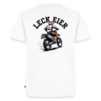 Leck Eier Motocross "Rückendruck" - white