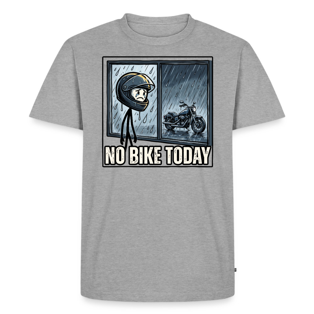 No Bike today Bobber "Brustdruck" - heather grey
